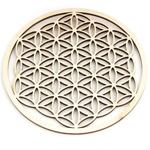 Blume des Lebens aus Holz 14,4 cm - Ritualmanufaktur.de