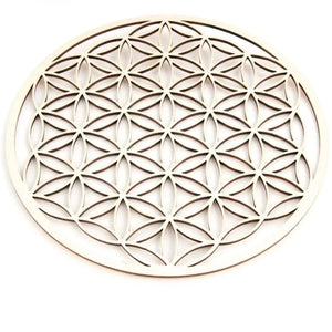 Blume des Lebens aus Holz 22 cm - Ritualmanufaktur.de