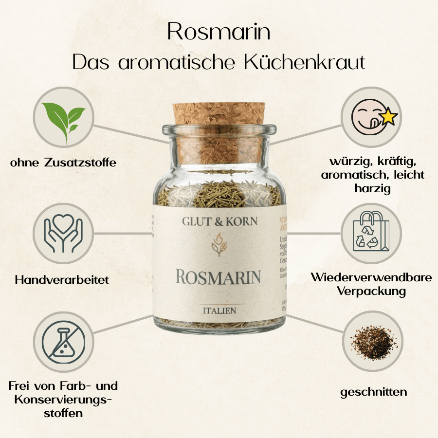Rosmarin geschnitten - Ritualmanufaktur.de