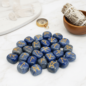 Runensteine Lapislazuli - Ritualmanufaktur.de