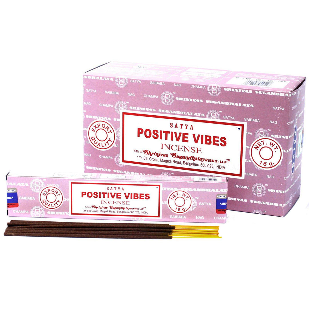 Positive Vibes Räucherstäbchen handgerollt