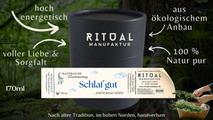 Schlaf gut Räuchermischung - Ritualmanufaktur.de