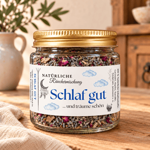 Schlaf gut Räuchermischung – für dein ruhiges Abendritual - Ritualmanufaktur.de