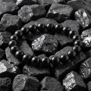 Schungit Kraftarmband Schutz & Klärung - Ritualmanufaktur.de