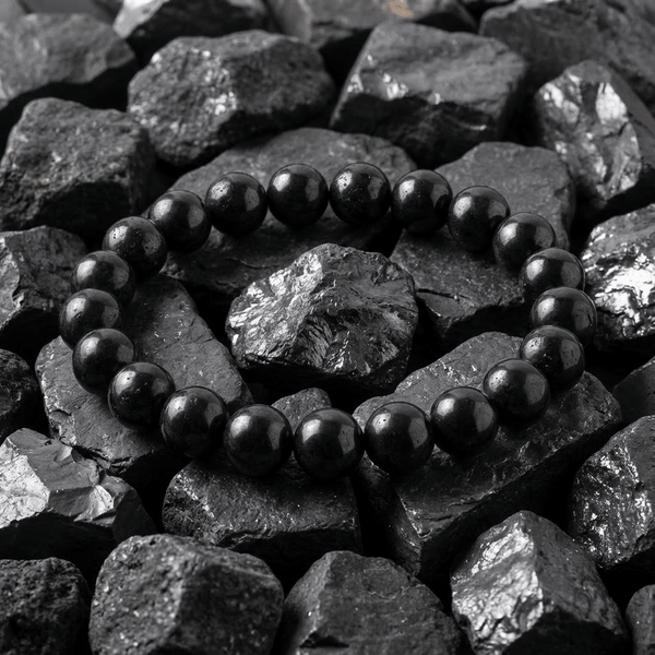 Schungit Kraftarmband Schutz & Klärung - Ritualmanufaktur.de