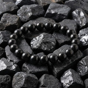 Schungit Kraftarmband Schutz & Klärung