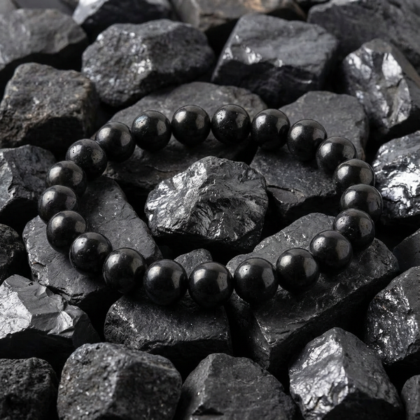 Schungit Kraftarmband Schutz & Klärung