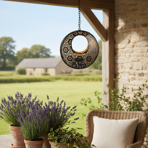 Sonne Teelichthalter zum Aufhängen