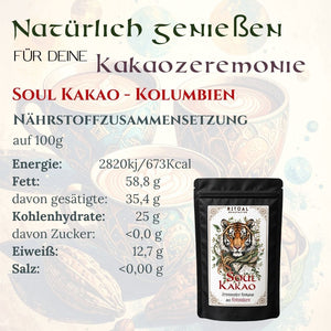 Soul Zeremonie-Kakao aus Kolumbien - Ritualmanufaktur.de