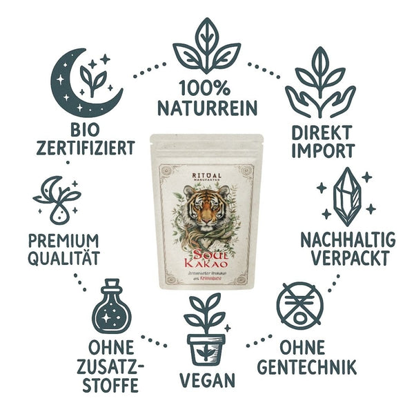 Soul Zeremonie - Kakao aus Kolumbien Criollo Drops - Ritualmanufaktur.de