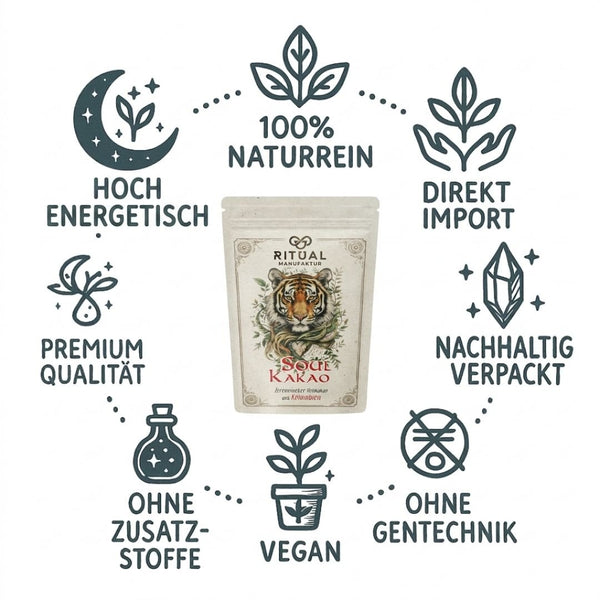 Soul Zeremonie - Kakao aus Kolumbien Criollo Drops - Ritualmanufaktur.de