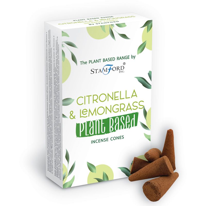Citronella & Zitronengras Räucherkegel - Ritualmanufaktur.de