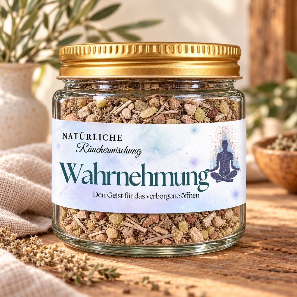Wahrnehmung Räuchermischung – für Meditation & innere Klarheit - Ritualmanufaktur.de