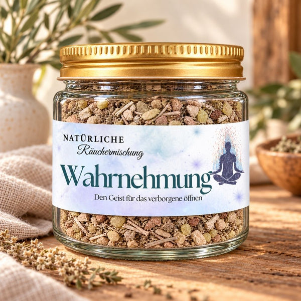 Wahrnehmung Räuchermischung – für Meditation & innere Klarheit - Ritualmanufaktur.de