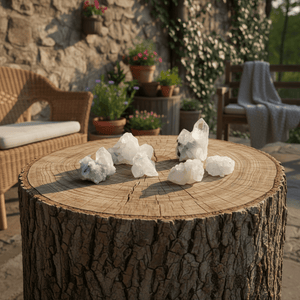 Weißer Apophyllit roh - Ritualmanufaktur.de