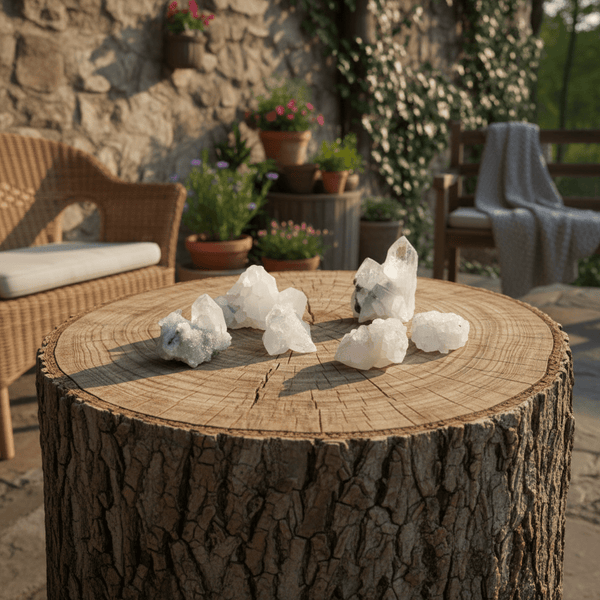 Weißer Apophyllit roh - Ritualmanufaktur.de