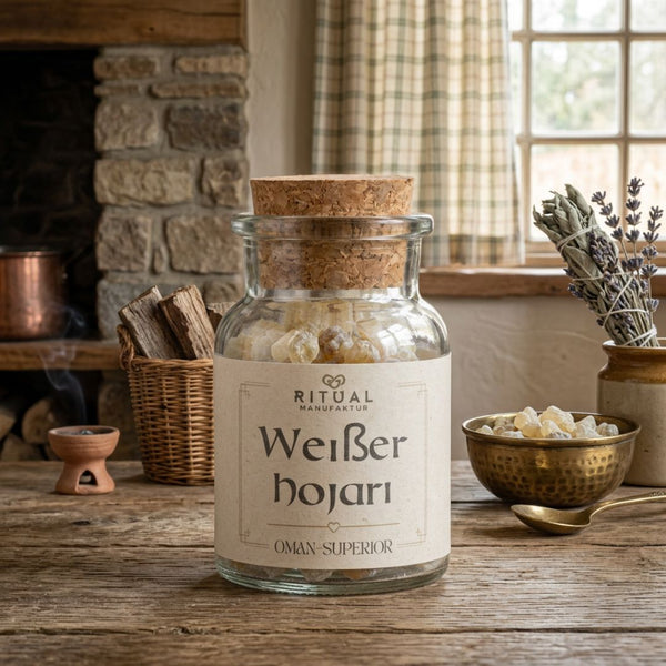 Weißer Hojari Oman - Ritualmanufaktur.de