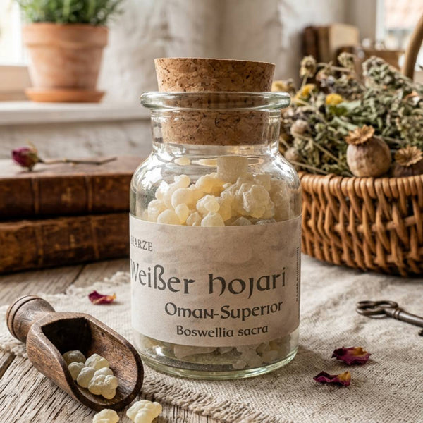 Weißer Hojari Oman - Ritualmanufaktur.de