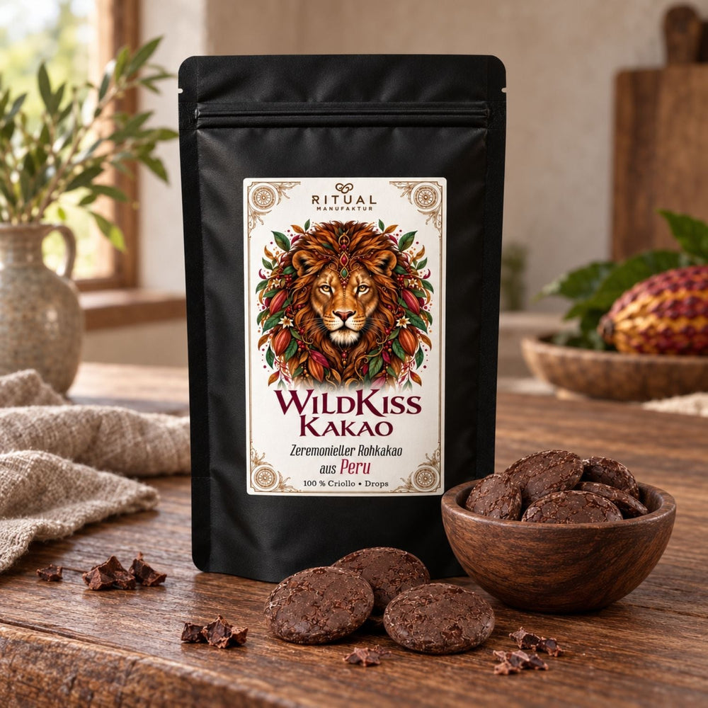 WildKiss Drops Zeremonie-Kakao aus Peru - Ritualmanufaktur.de