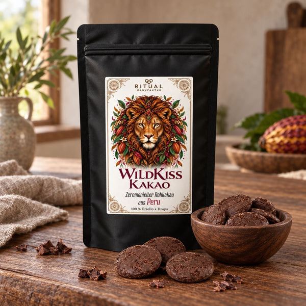 WildKiss Drops Zeremonie-Kakao aus Peru - Ritualmanufaktur.de
