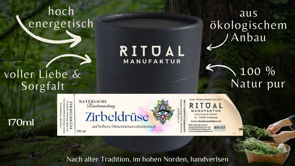 Zirbeldrüse aktivieren Räuchermischung - Ritualmanufaktur.de