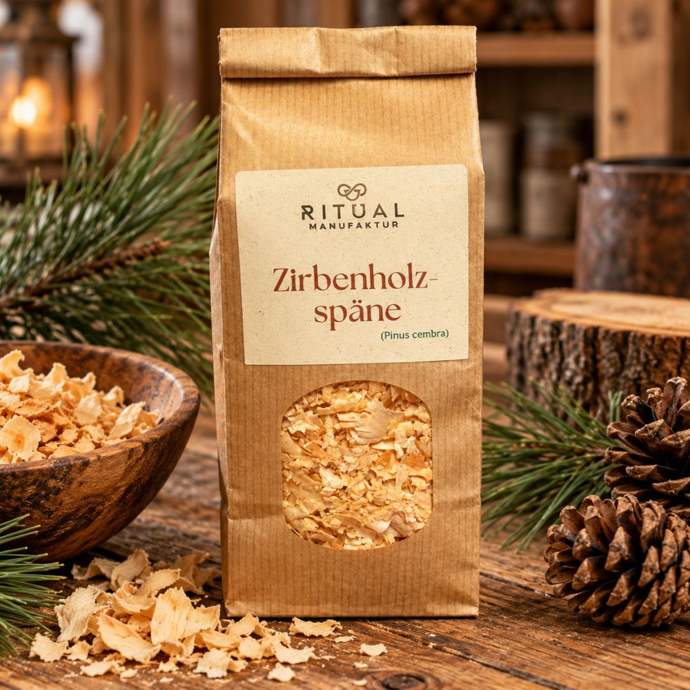 Zirbenholzspäne Pinus cembra - Ritualmanufaktur.de
