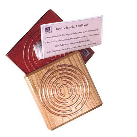 Lakhovsky Oszillator aus Holz und Kupfer Berk