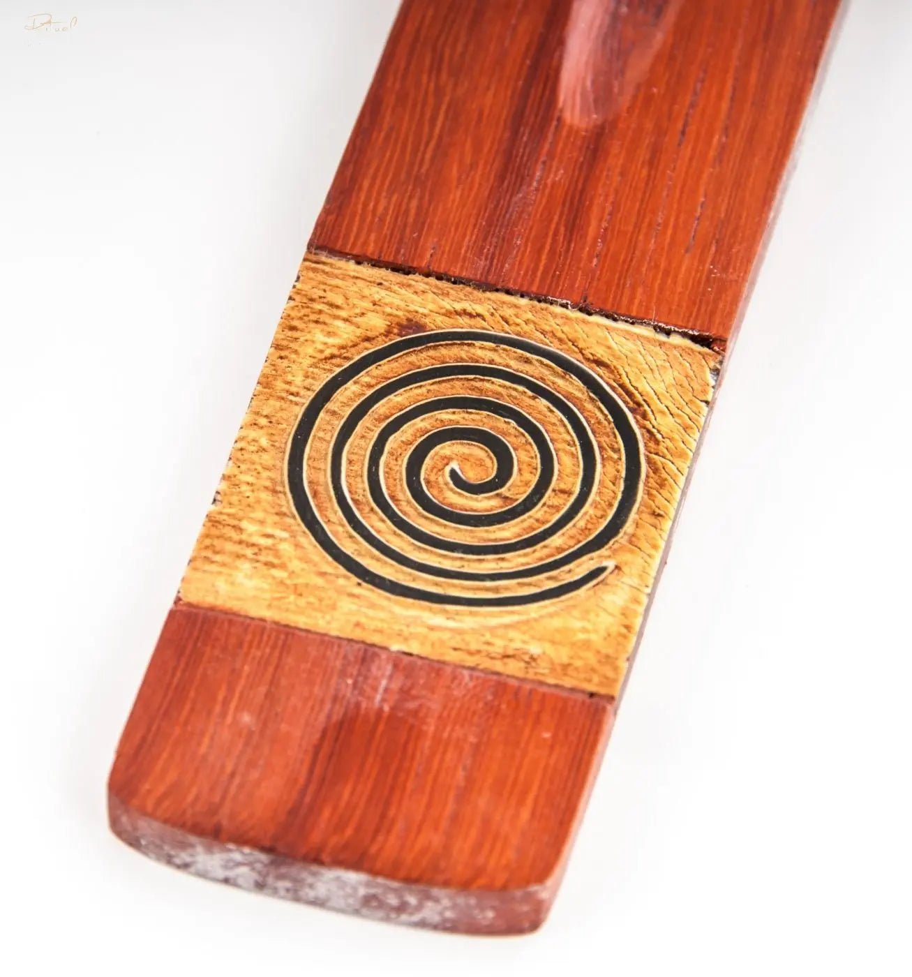 Spirale - Halter aus rotem Holz Berk
